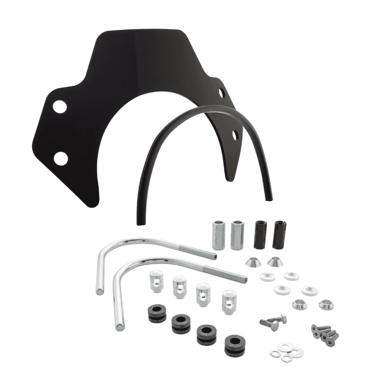 SERIES PORDOI Plexi SIP SERIES PORDOI, chrom, Vespa GTS /​ GTS Super 125-300ccm (2023-) MV656046BS