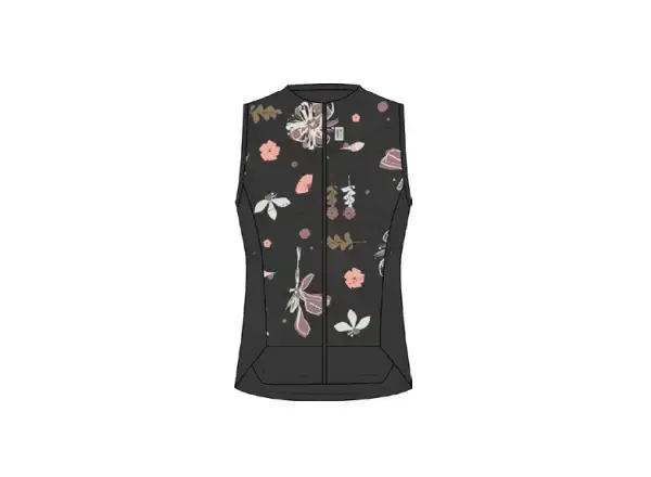 Maloja KekesM. dámská vesta Deep Black Flora vel. M