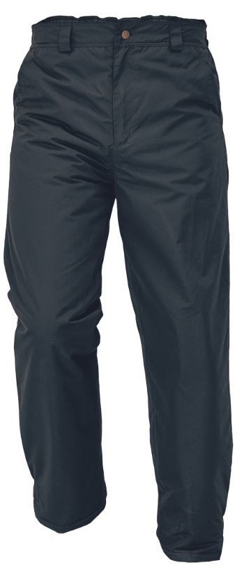 Červa Rodd zateplené kalhoty do pasu černé