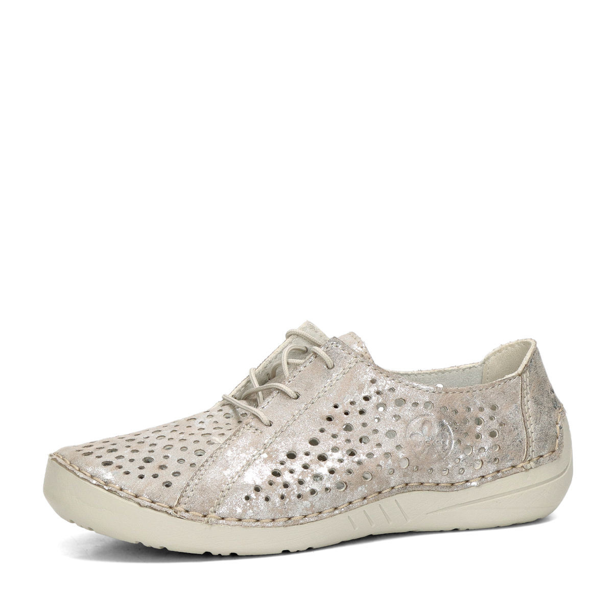 Rieker dámské komfortní polobotky - metalické - 36
