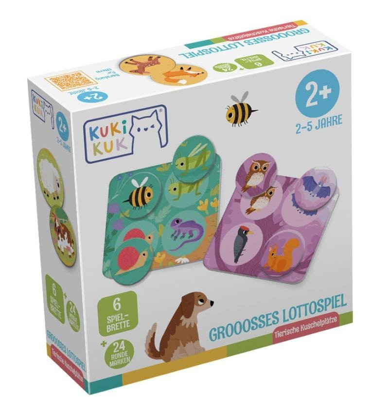 Kukikuk Grooosses Lottospiel Tierische Kuschelplätze