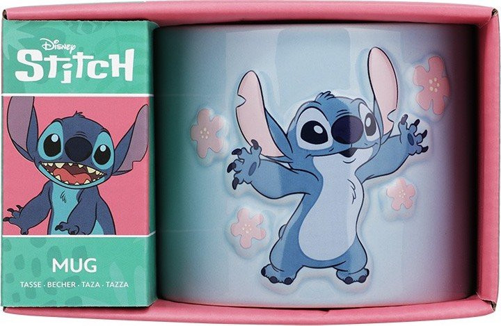 Stitch, hrnek embosovaný - EPEE