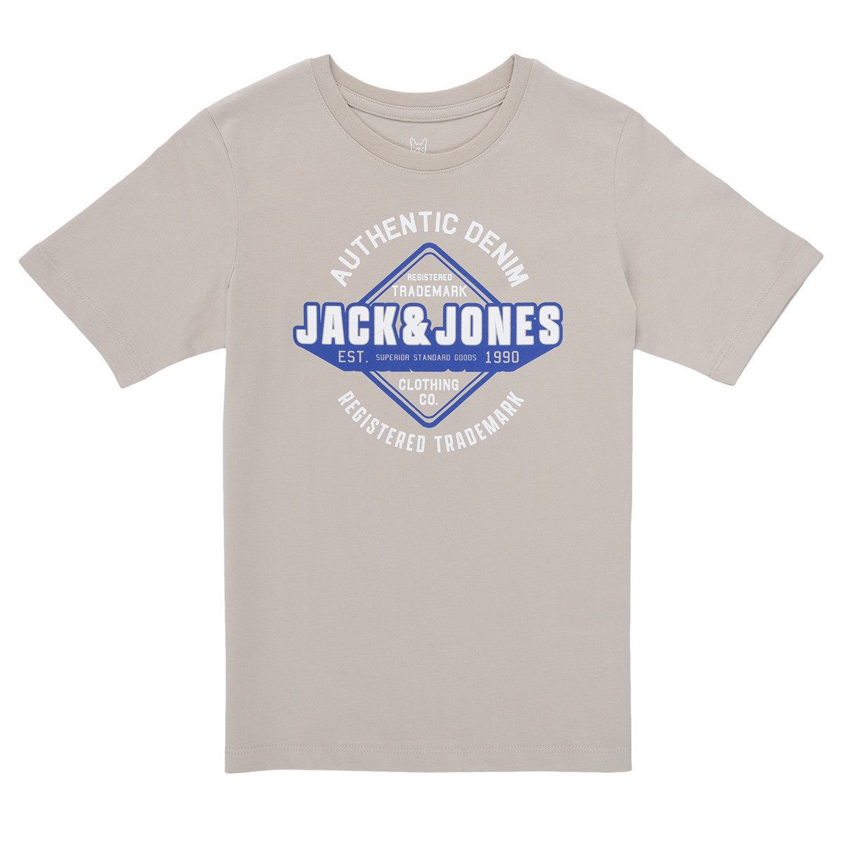 Jack & Jones  JJELOGO TEE SS ONECK 2COL 24/25  Béžová