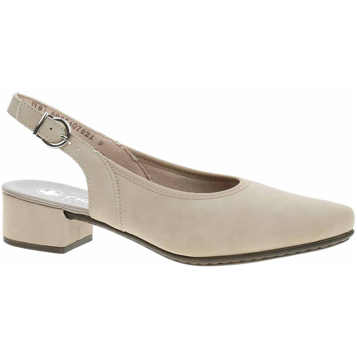 Rieker  Dámské lodičky  47060-62 beige  Béžová