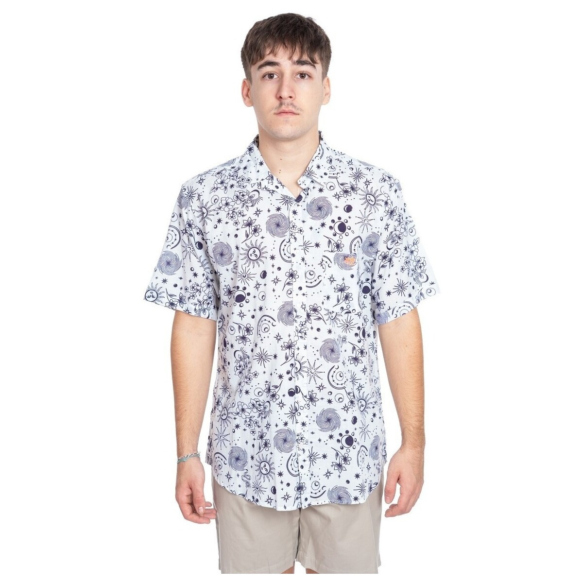 Isla Bonita By Sigris  Pánská Košile  Modrá