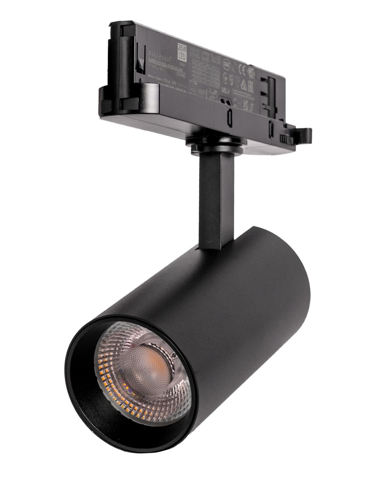 LED Solution Černý lištový LED reflektor 3F 20W Barva světla: Teplá bílá STK20W-TB/3