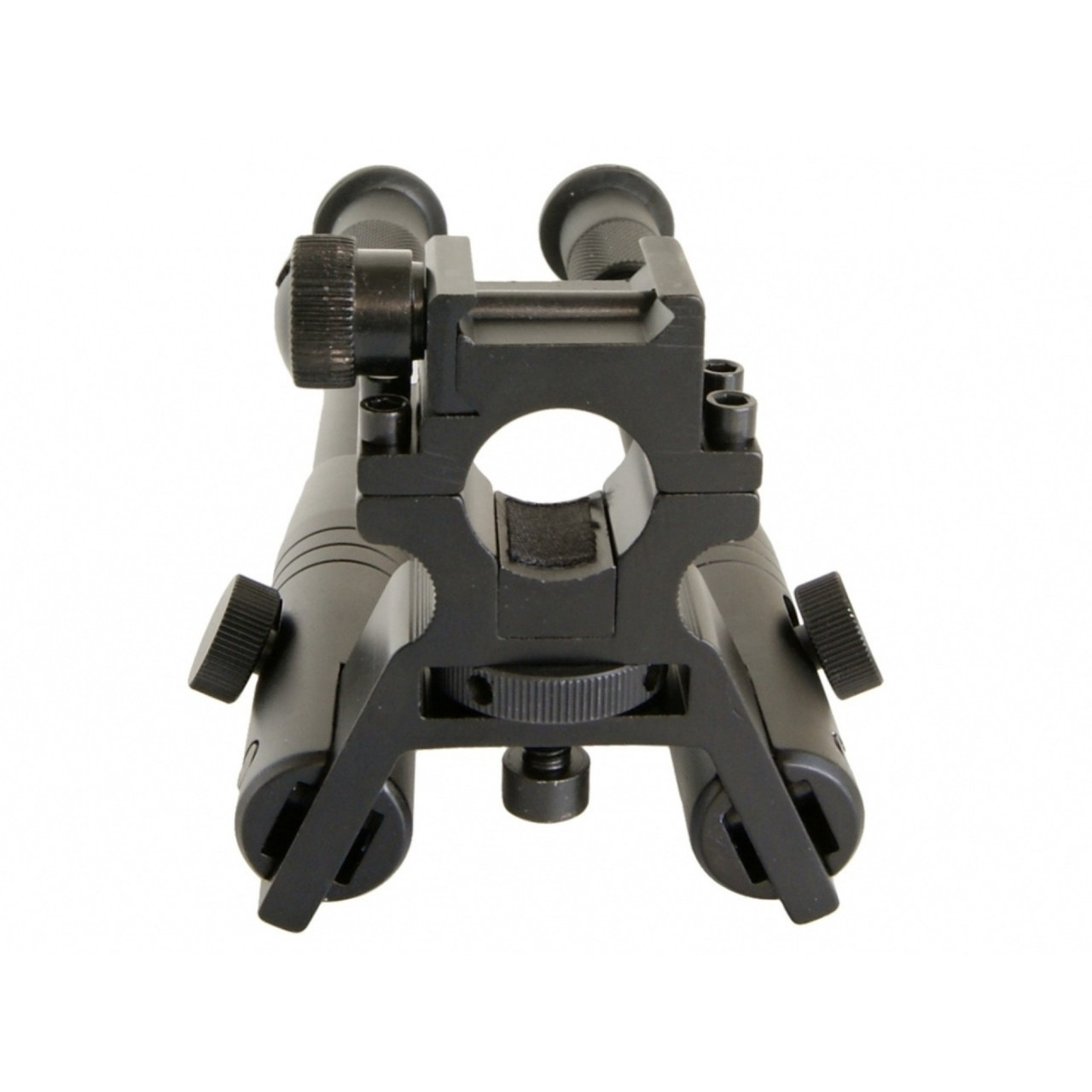 Opěrná dvojnožka teleskopická na hlaveň i weawer 22mm - olivová-černá