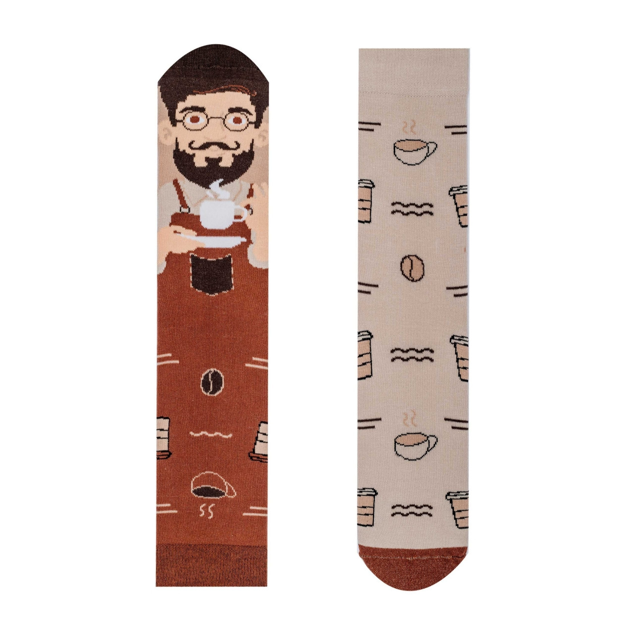 Ponožky Hesty Milovník kávy - hnědé, 39-42