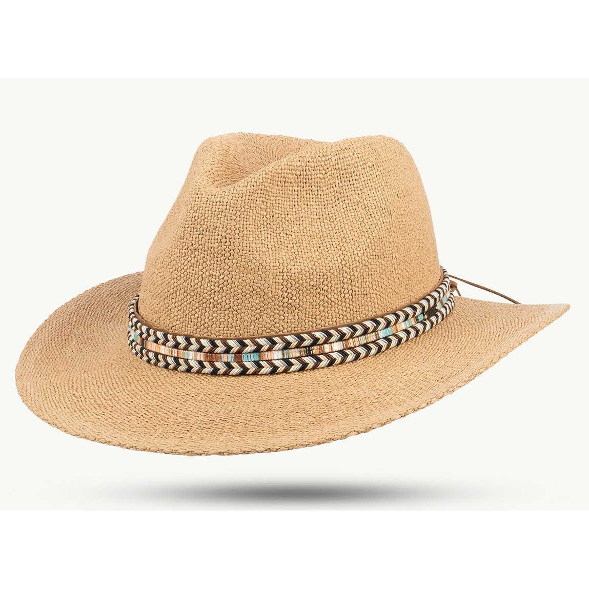 Klobouk slaměný Scippis Northcliff - béžový, S/M
