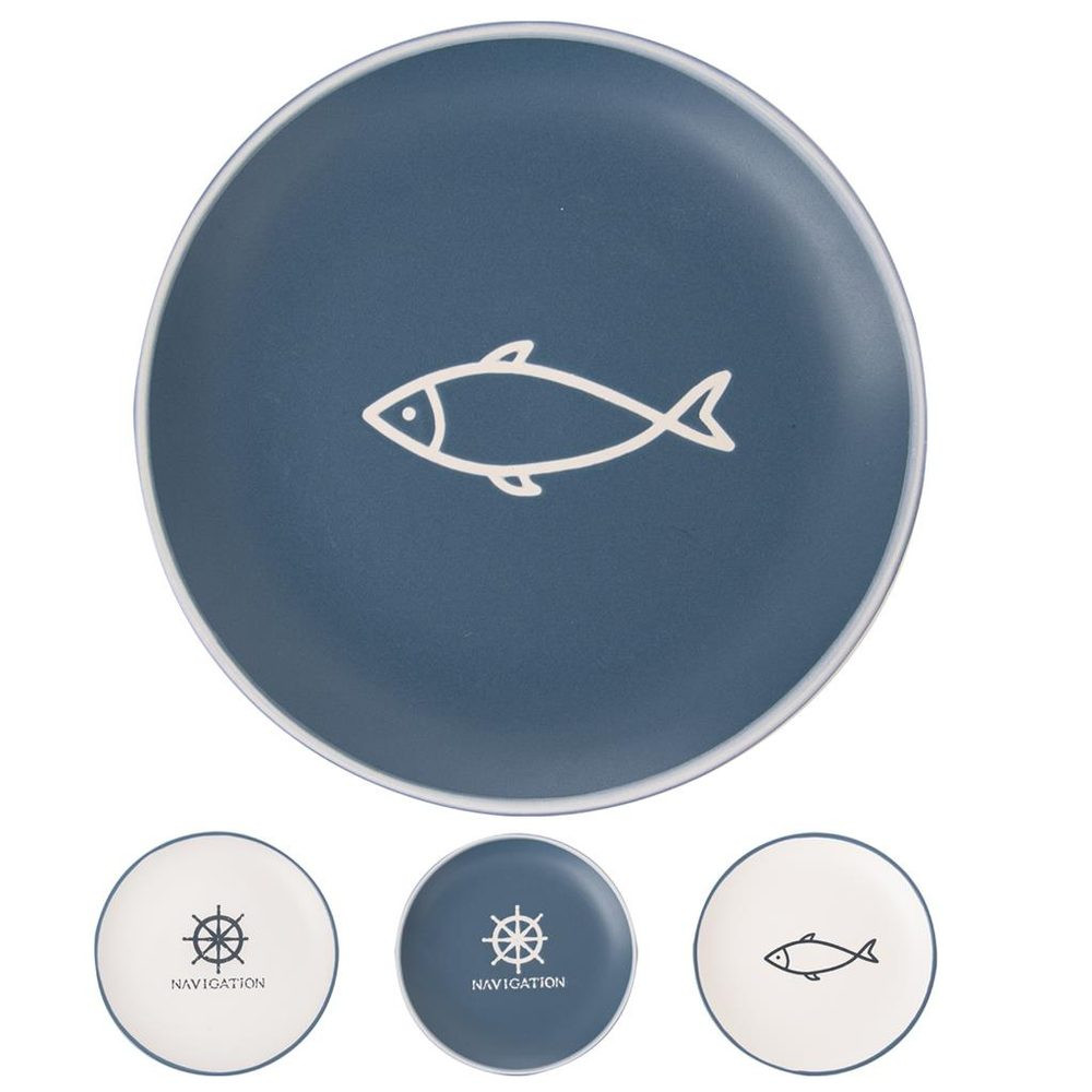 Talíř ker. mělký SEA pr. 26,5 cm - ORION