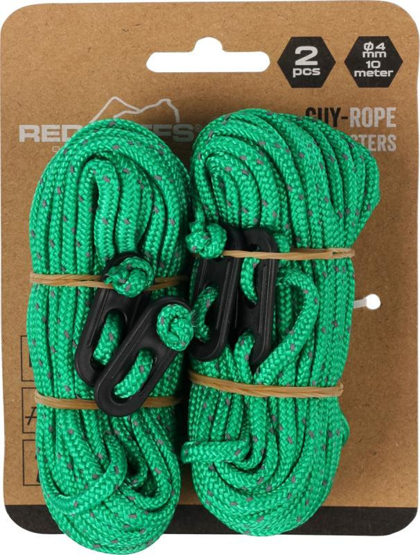 Redcliffs Stanové šňůry zelené 2 ks