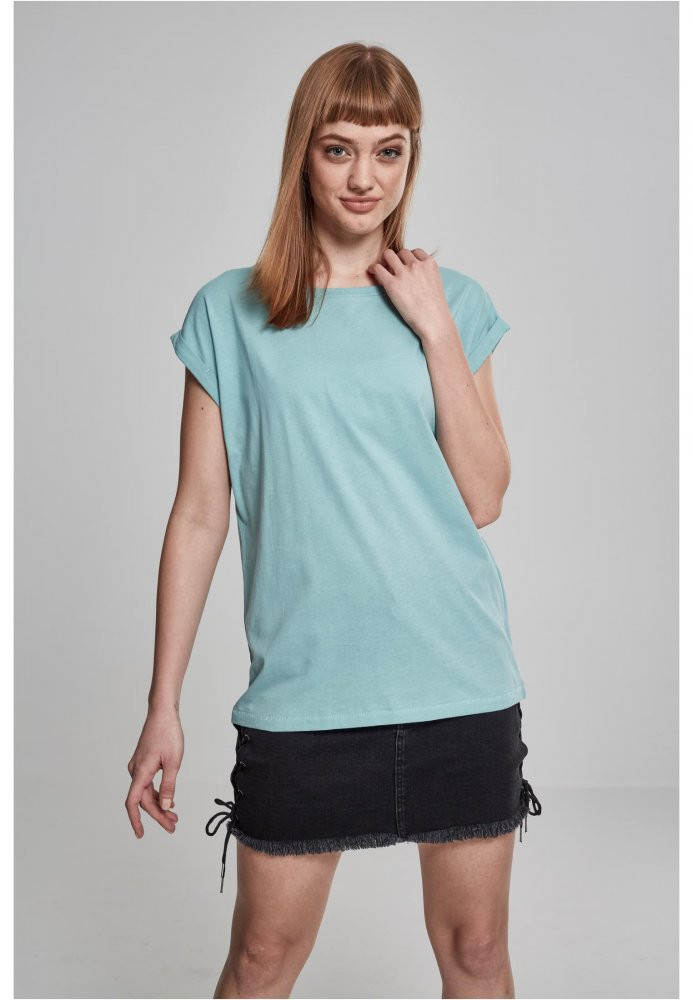 Tričko Urban Classics Ladies Extended Shoulder Tee - bluemint 3XL