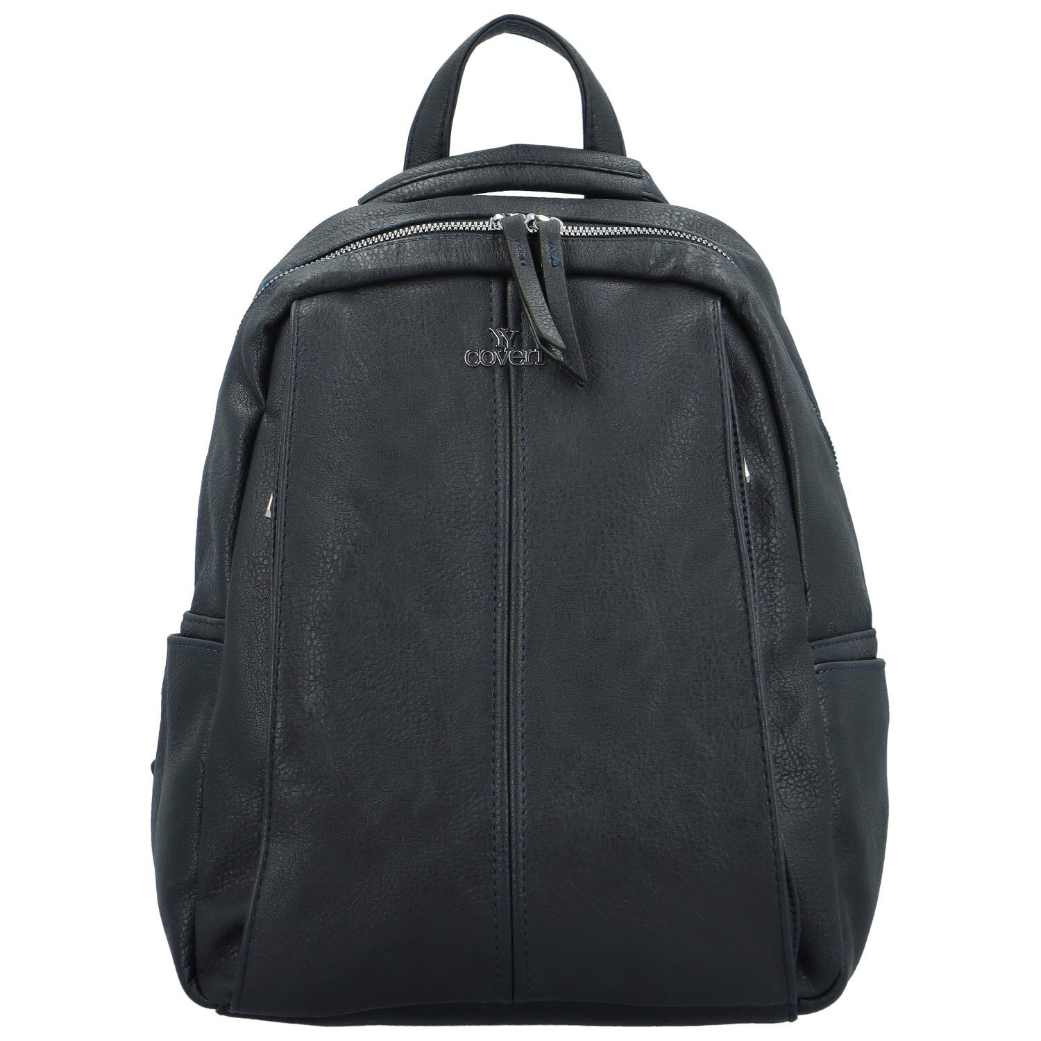 Trendy dámský koženkový kabelko-batoh Zodak, tmavě modrý