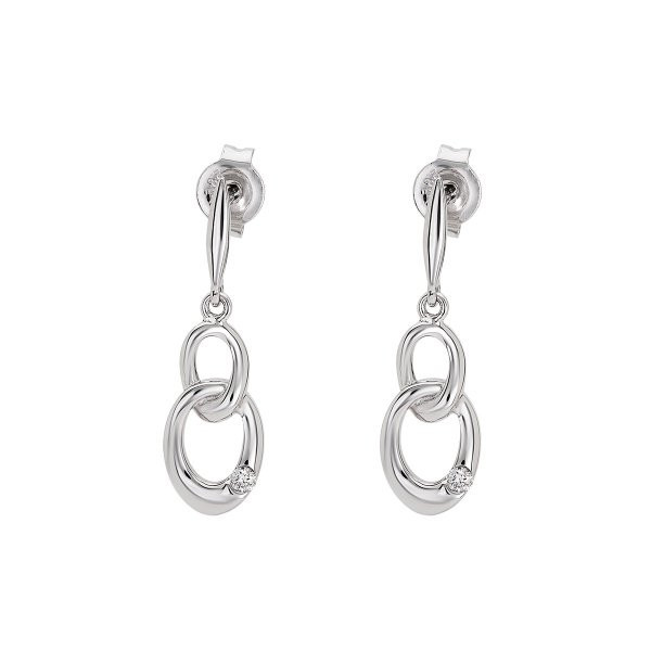 Náušnice s brilianty 334-374-737701 2.45g