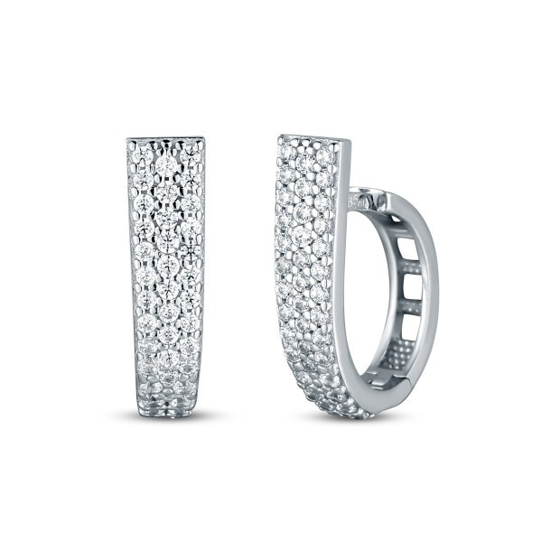 Náušnice se syntetickými kameny 336-185-000697 2.50g