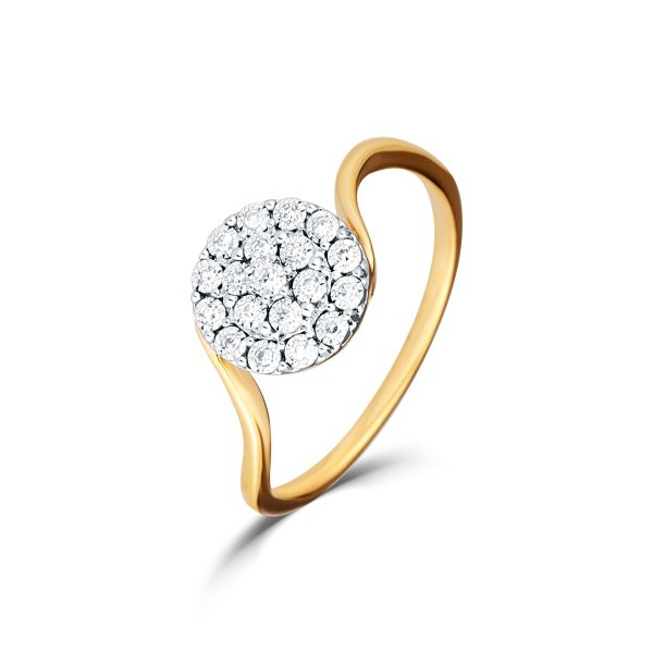 Prsten s brilianty 224-429-3112 53-2.65g