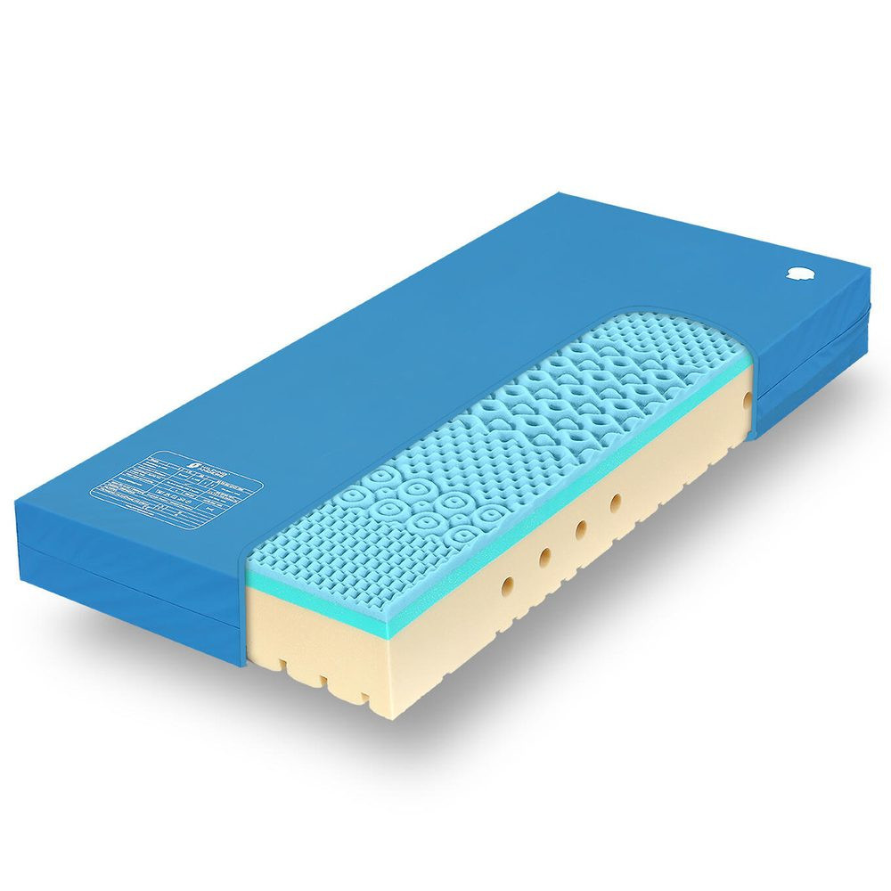 Tropico Ortopedická matrace Tropico SUPER FOX BLUE s PU potahem - 100x200 cm | 1ks | 24 cm | CLASSIC (hladká bez profilace)