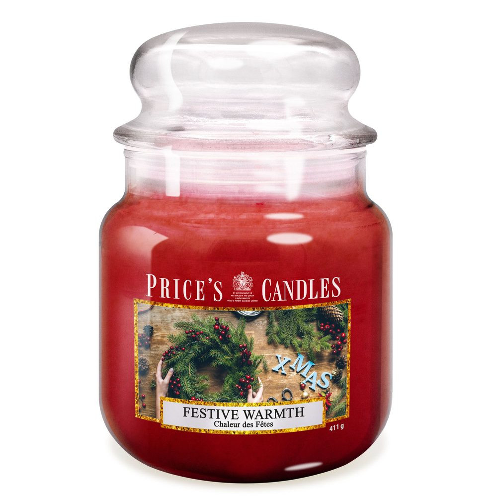 Price’s PRICE'S MIDI vonná svíčka ve skle Festive Warmth - hoření 90h