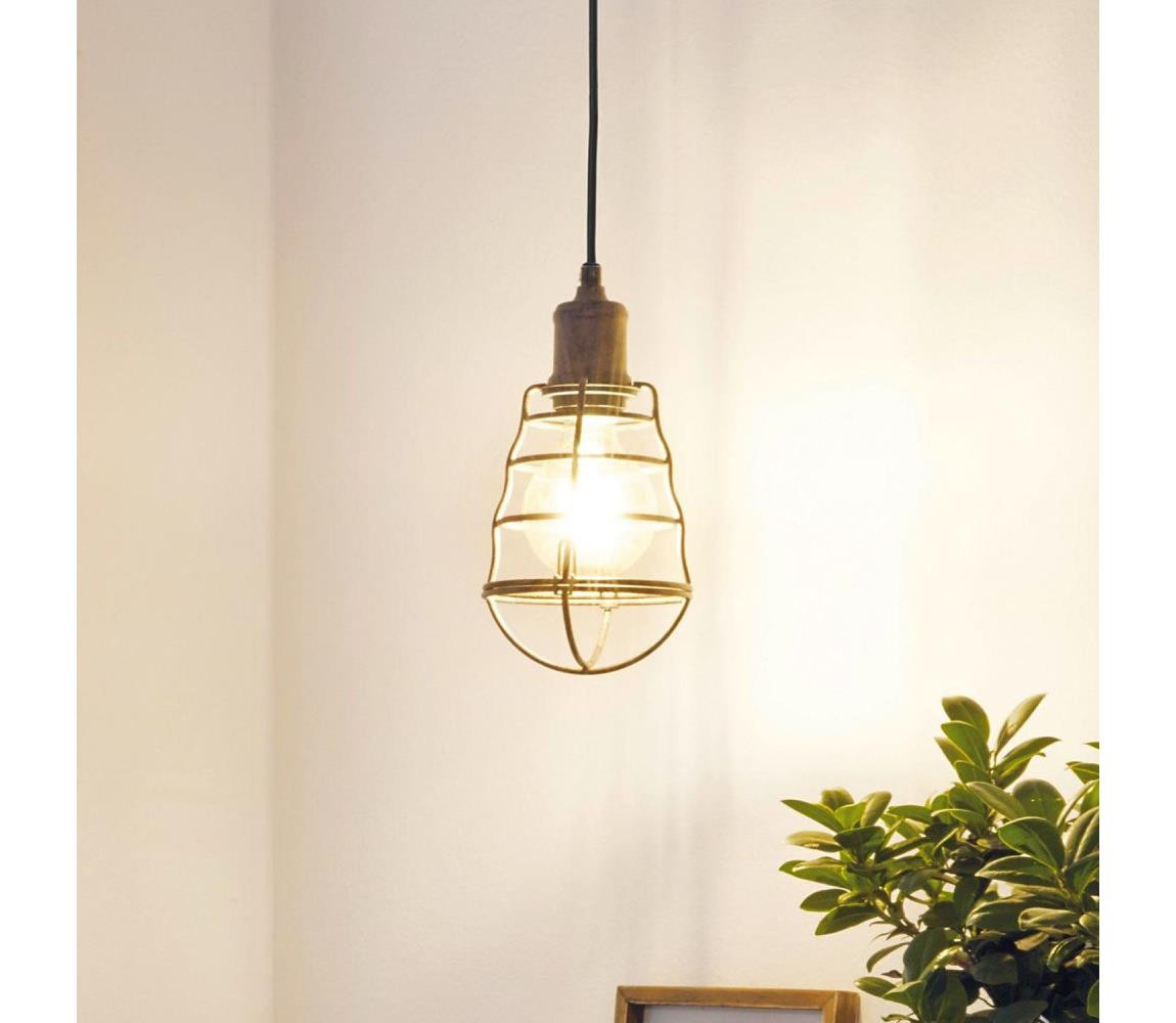 Eglo Eglo 49809 - Závěsné svítidlo PORT SETON 1xE27/60W