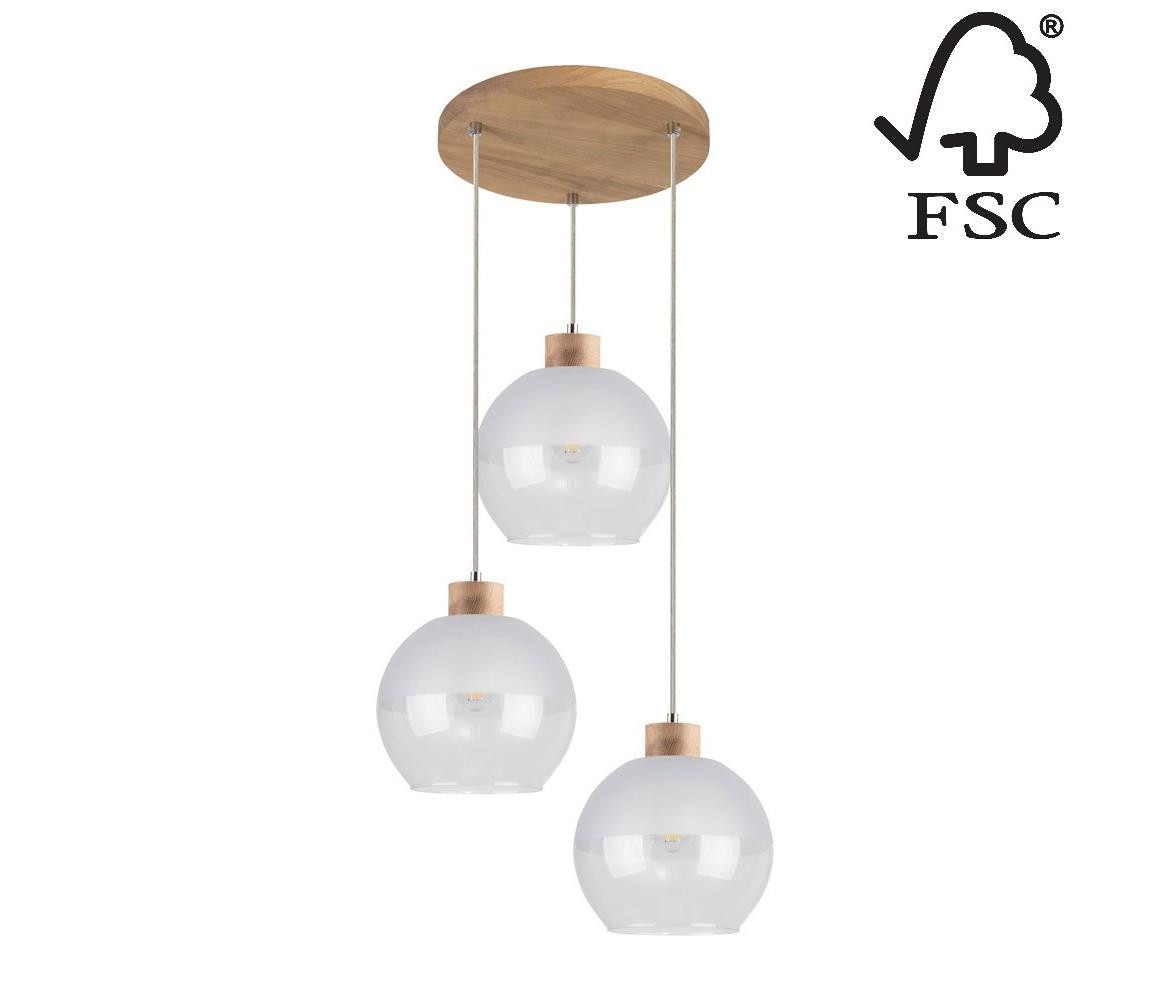 1860374R - Lustr na lanku LINEA 3xE27/60W/230V