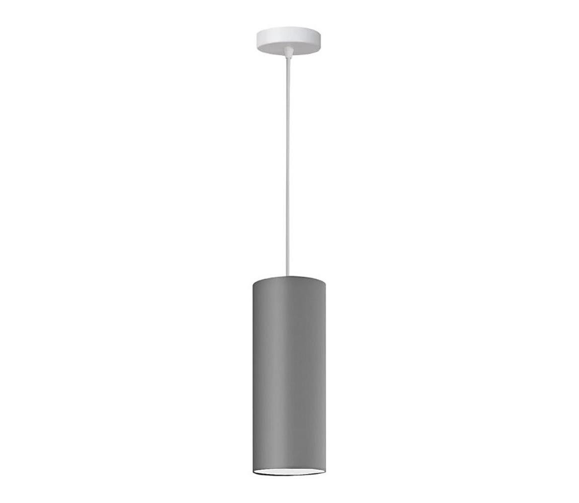 Lustr na lanku ZIK 1xE27/40W/230V šedá