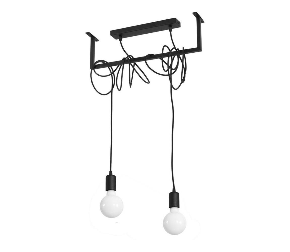 SL.0894 - Lustr na lanku SALAMANCA 2xE27/60W/230V