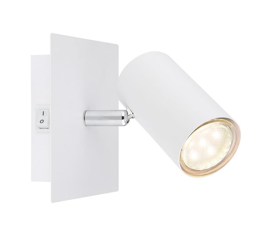 Globo Globo 57910-1W - Nástěnné bodové svítidlo ROBBY 1xGU10/25W/230V