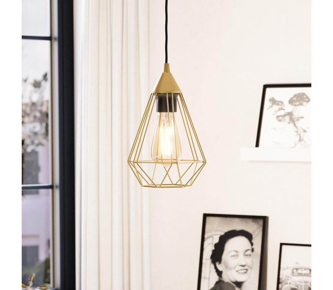 Eglo Eglo 43681 - Lustr na lanku TARBES 1xE27/60W/230V pr. 17,5 cm