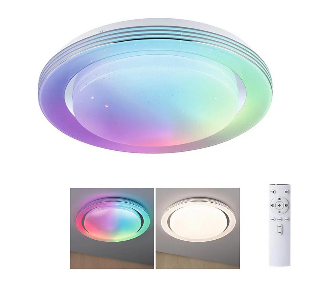 Paulmann Paulmann 70547 - LED RGBW/38,5W Stmívatelné stropní svítidlo RAINBOW 230V + DO