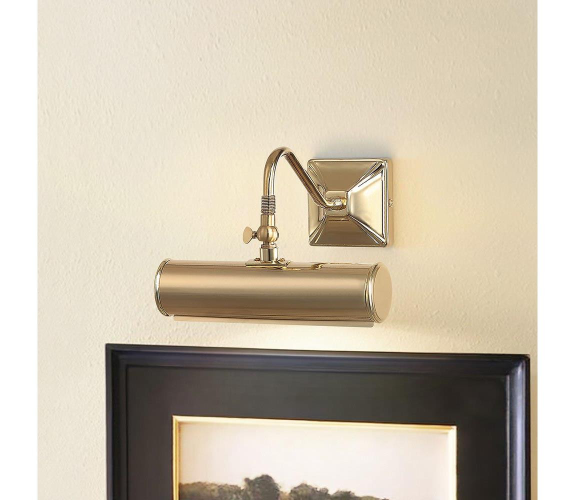 Elstead Elstead PL1-10-PB - Obrazové svítidlo PICTURE 1xE14/40W/230V zlatá