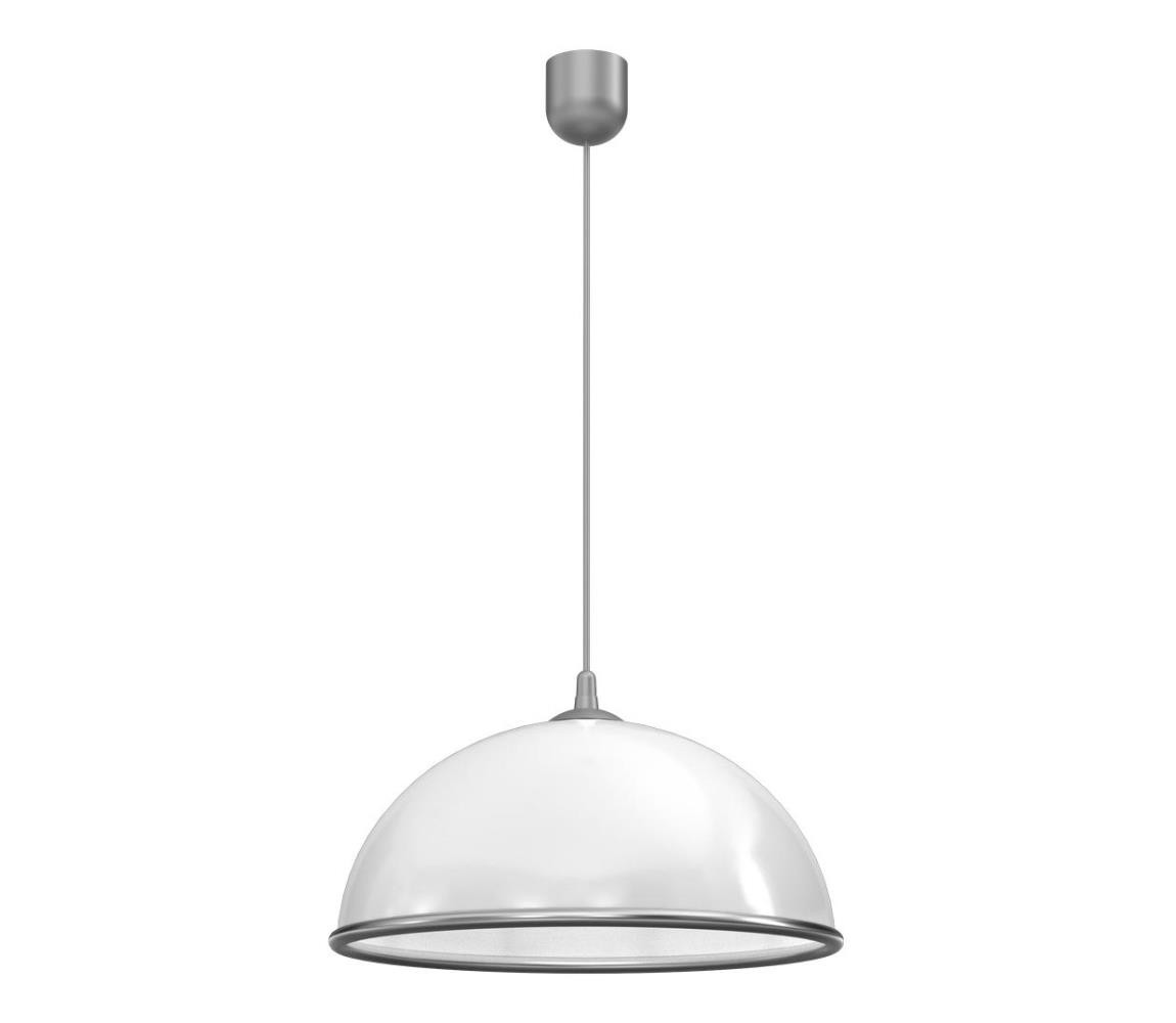 Lustr na lanku KITCHEN 1xE27/15W/230V bílá/chrom