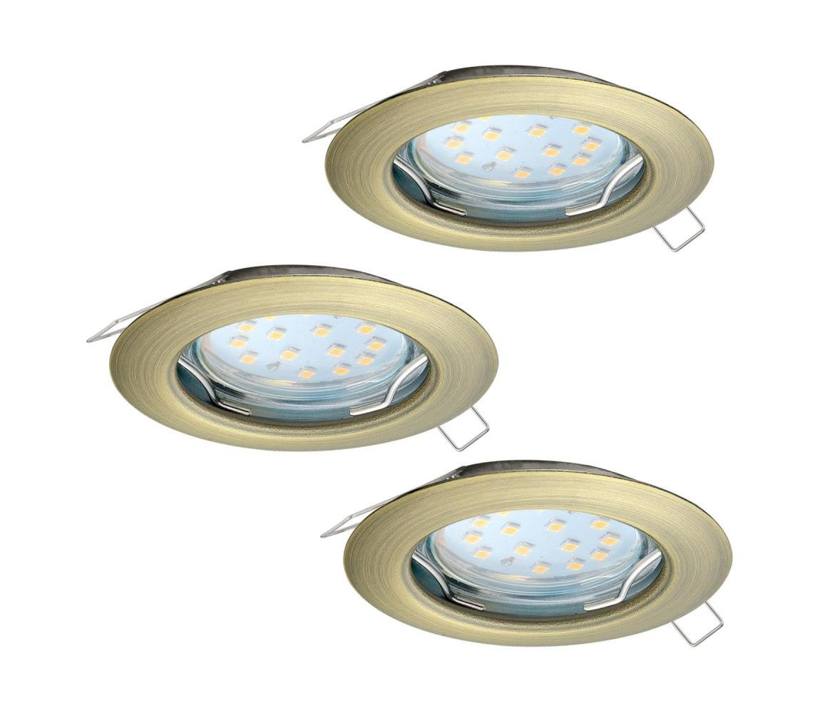 Eglo Eglo 94238 - SADA 3x LED Podhledové svítidlo PENETO 3xGU10-LED/3W/230V