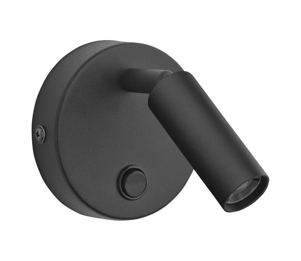 Nástěnné bodové svítidlo ENZO 1xG9/8W/230V černá