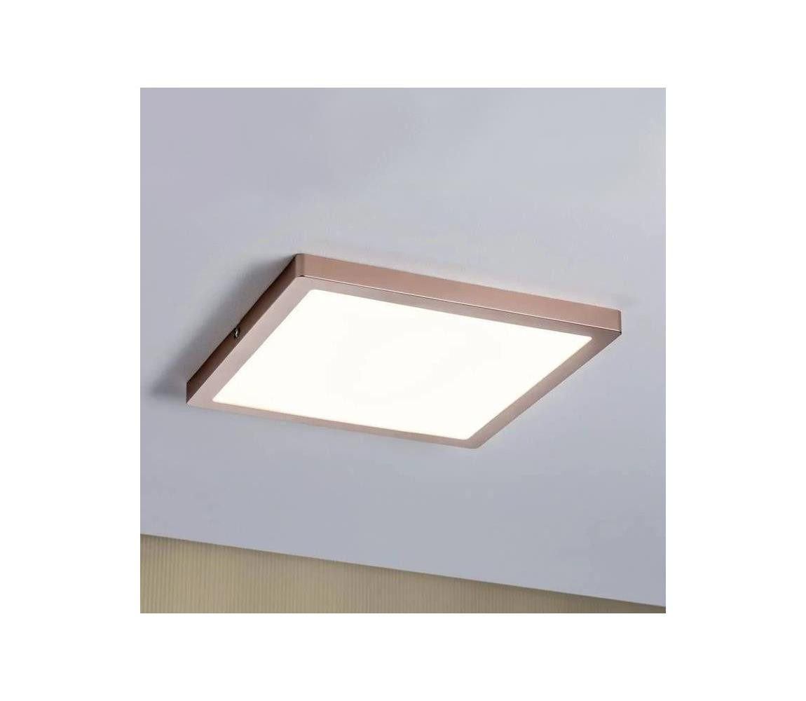 Paulmann Paulmann 70873 - LED/24W Stmívatelný panel ATRIA 230V 2700K 30x30 cm rose gold