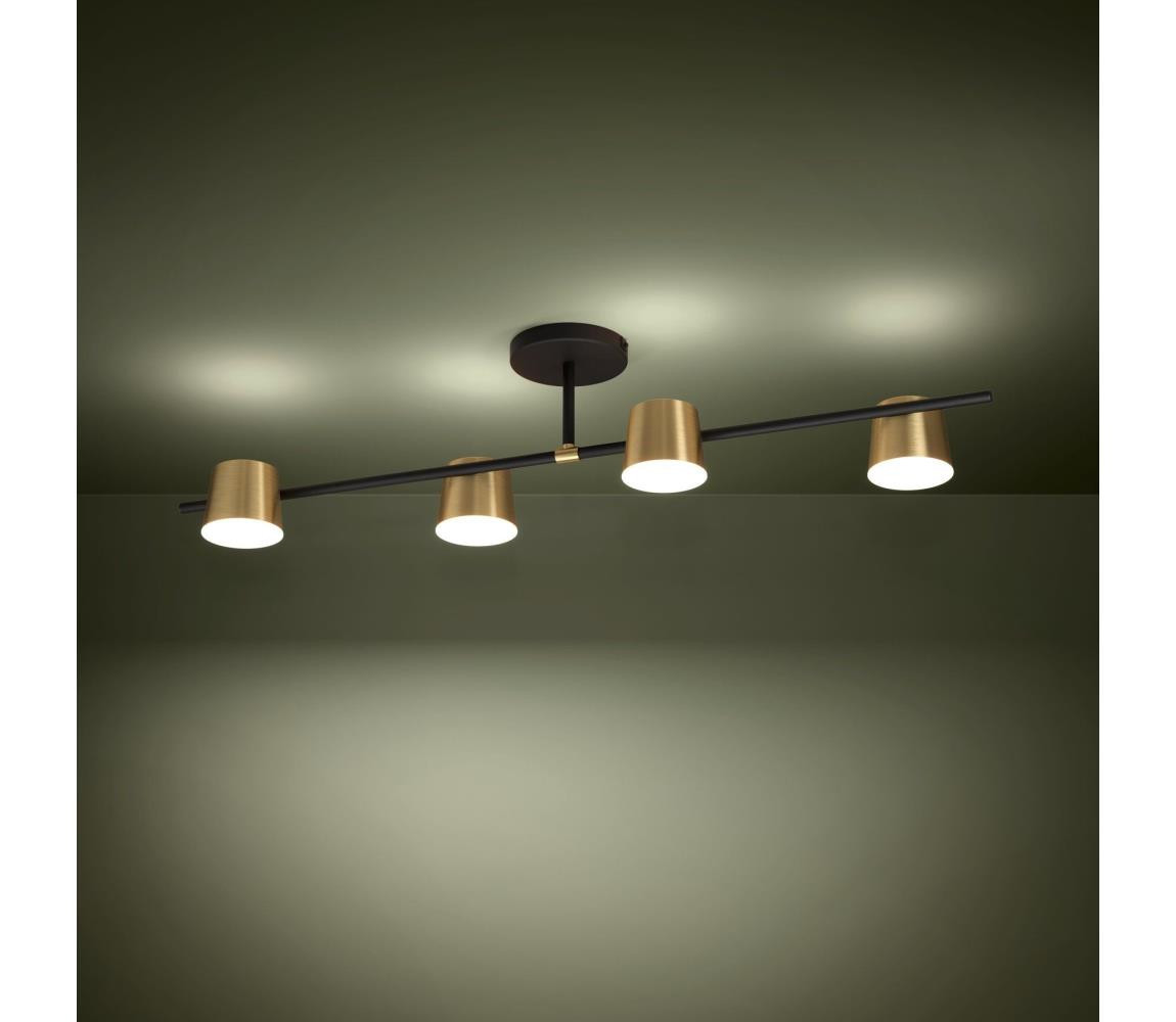Eglo Eglo 39984 - LED Přisazený lustr ALTAMIRA 4xGU10/4,6W/230V 3000K zlatá