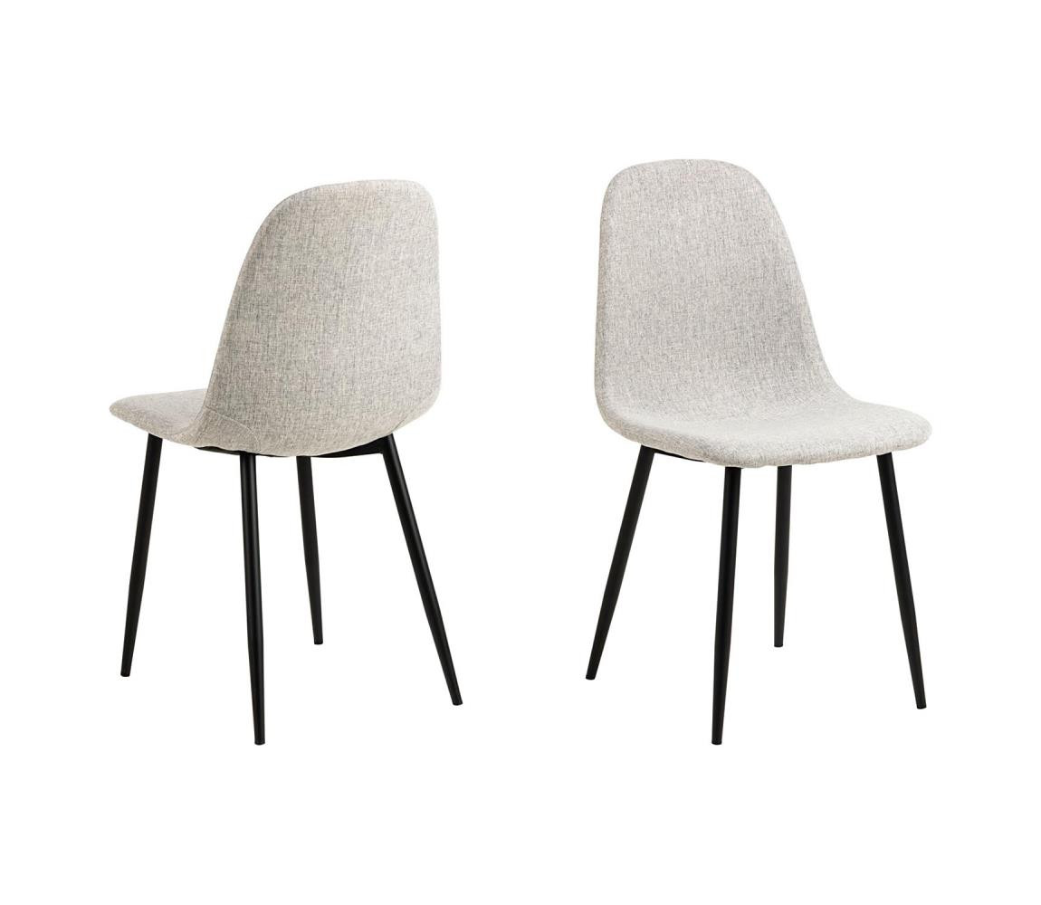 Actona Jídelní židle KAIA 4 ks světle šedá