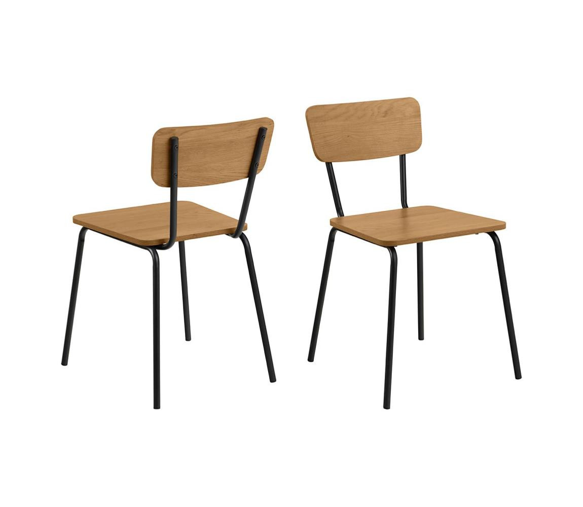 Actona Jídelní židle CARYS 4 ks dub