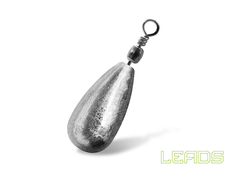 Delphin LEADS Hruška s obratlíkem / 10ks-5,0g