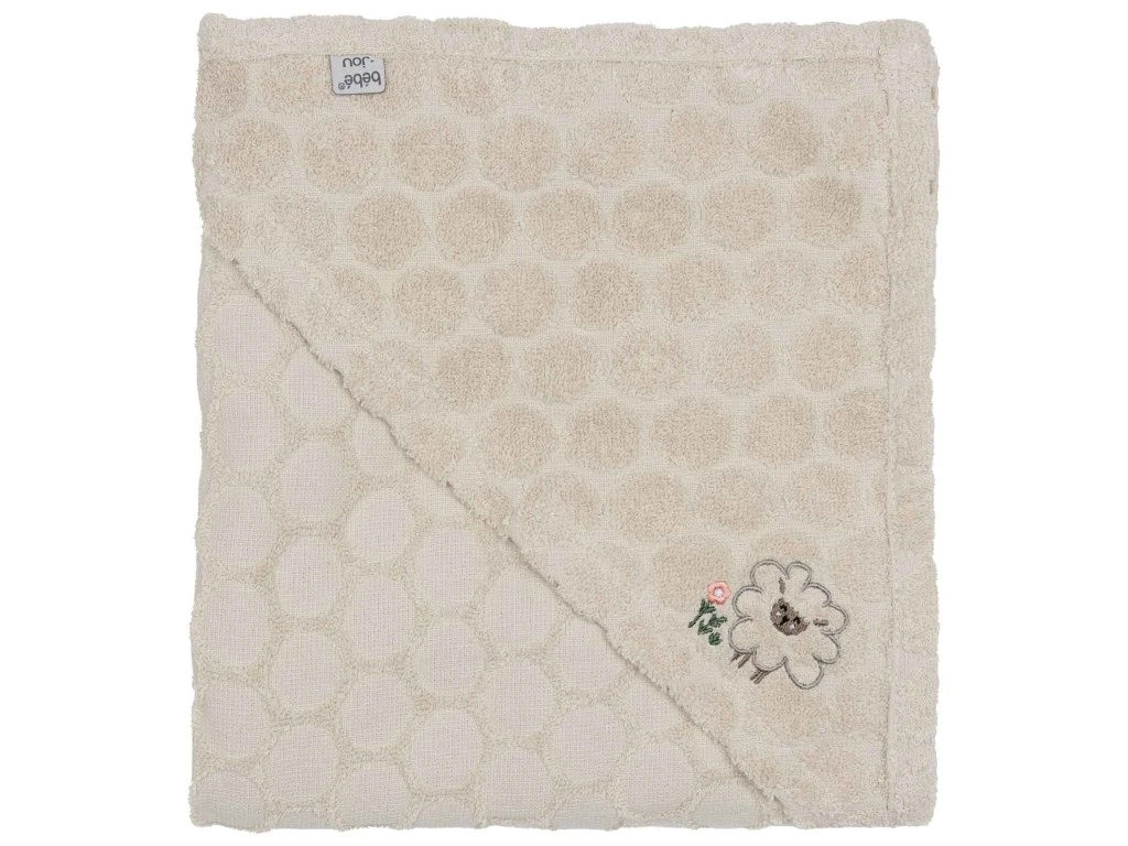 Bebe-Jou Ručník s kapucí froté Bébé-Jou Tiny Sheep