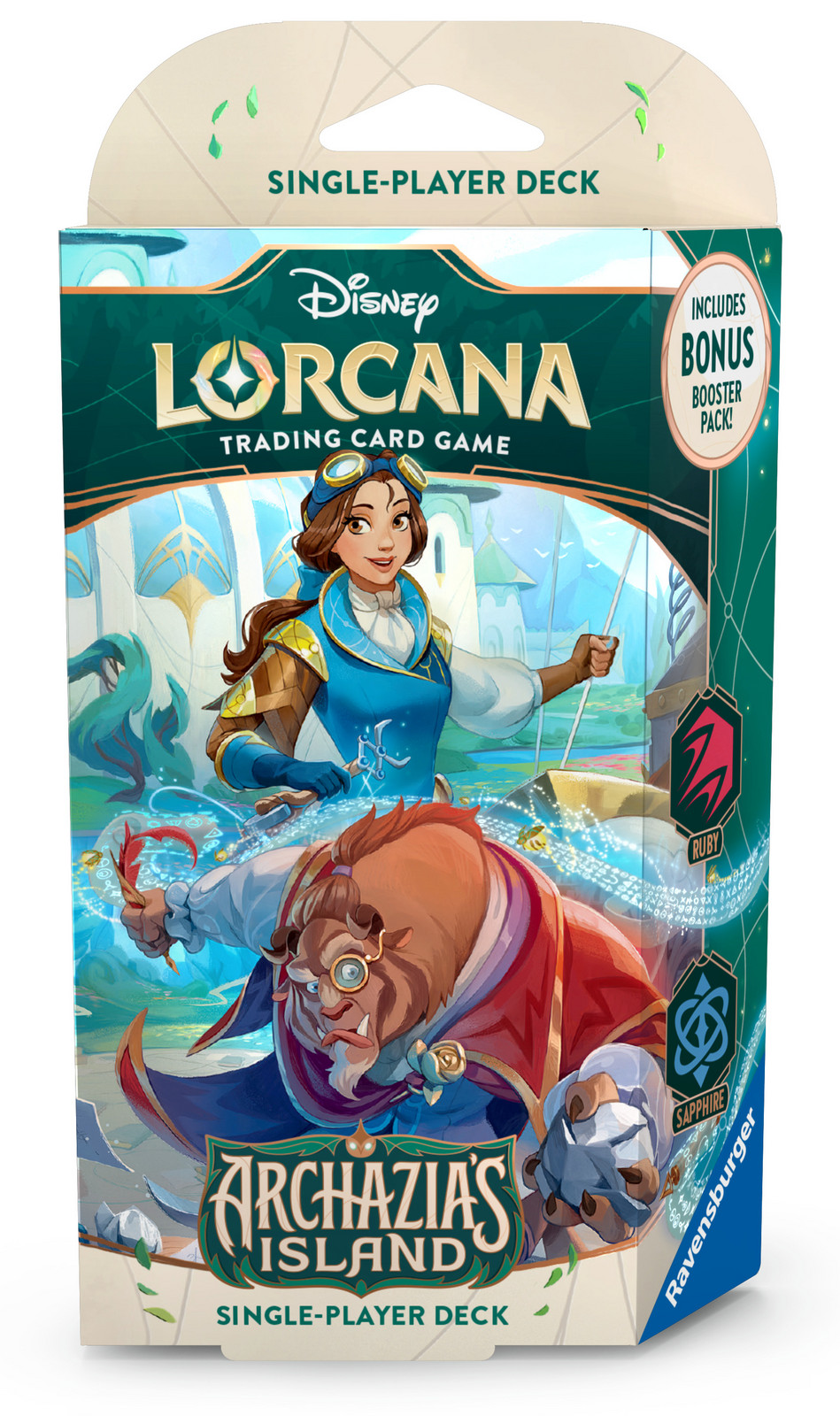 Ravensburger Disney Lorcana: Archazia's Island – Starter Deck Varianta: Ruby & Sapphire