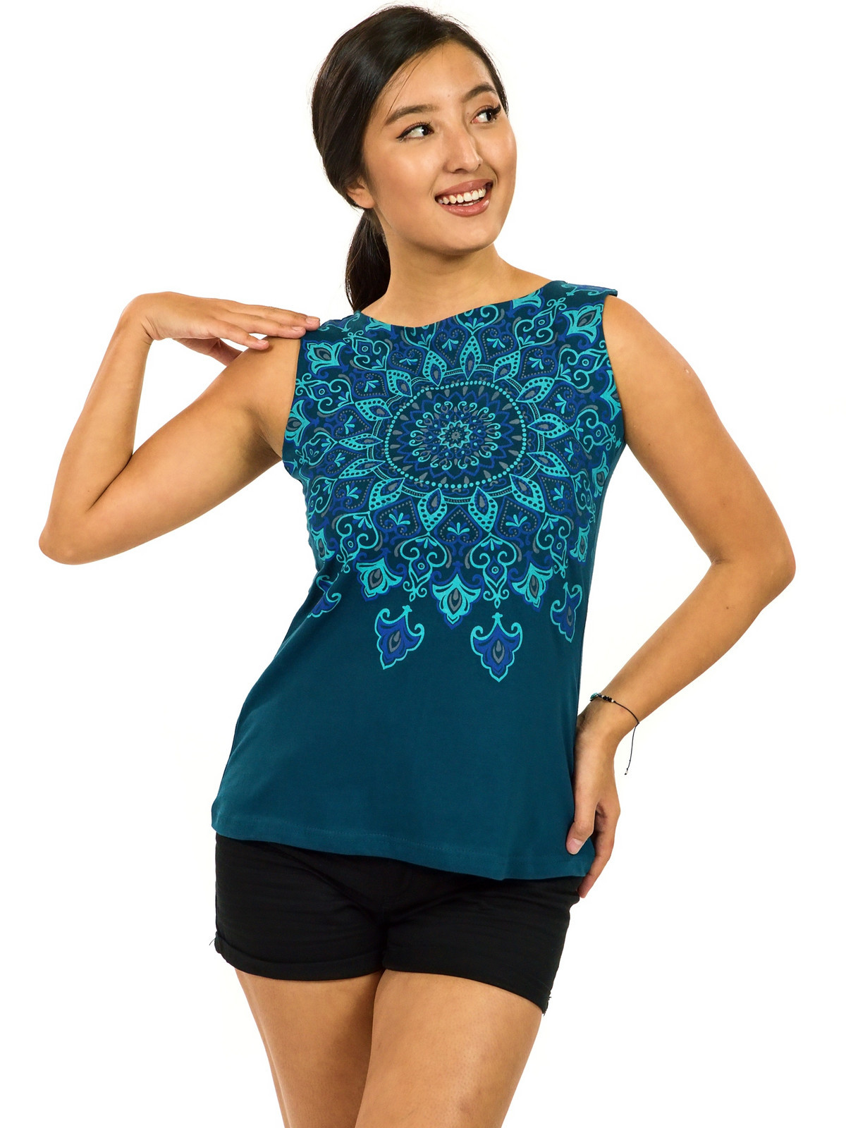 Himalife Tílko Sana - petrolejová Velikost: S