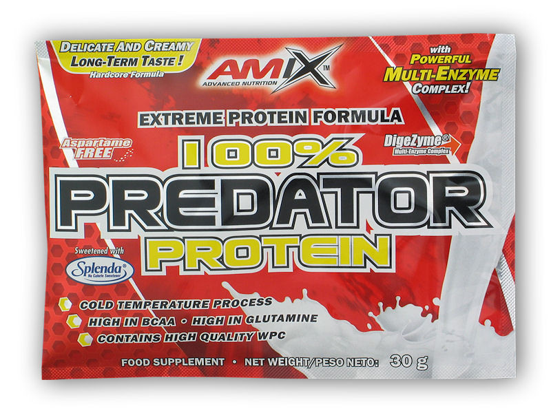 Amix 100% Predator Protein 30g akce Varianta: strawberry
