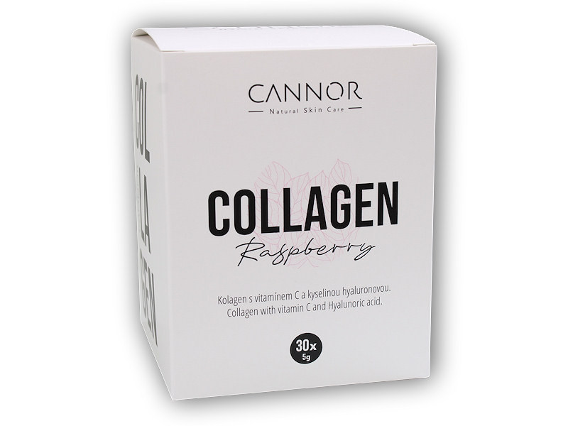 Cannor Collagen hyaluronic acid 30 sáčků nápoj malina Varianta: malina