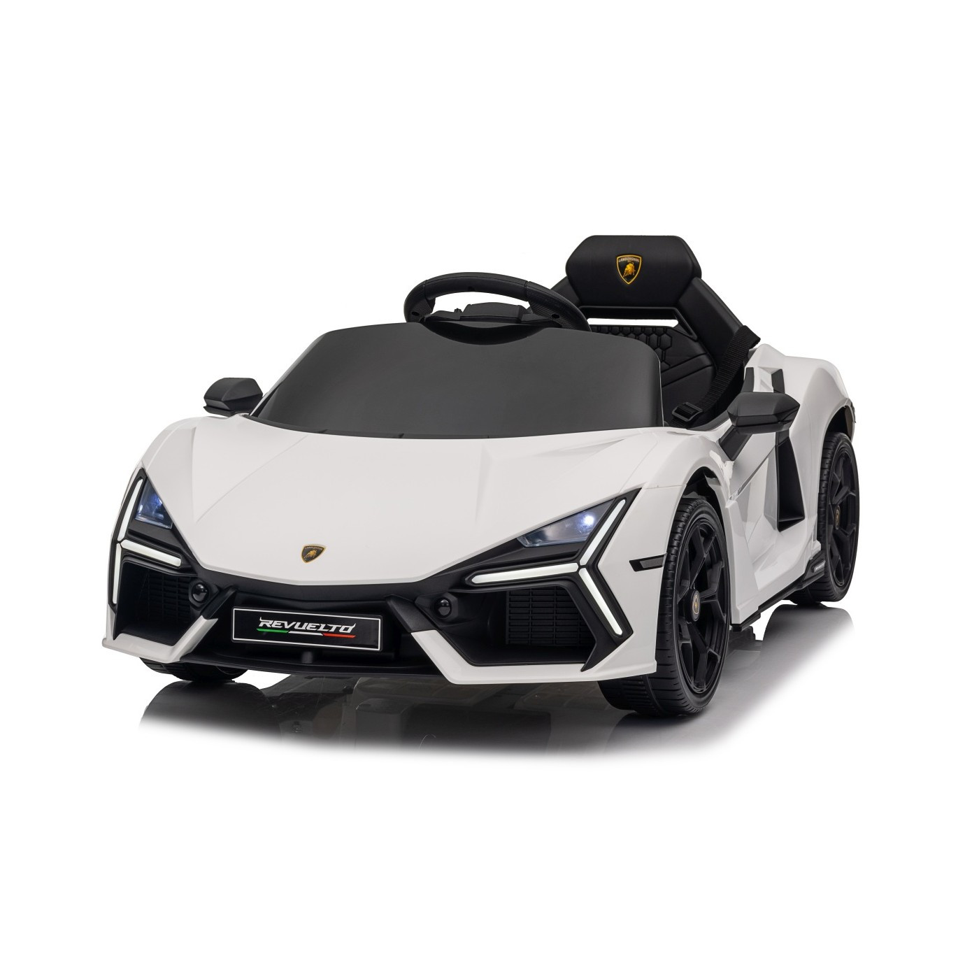 mamido Dětské elektrické autíčko Lamborghini Revuelto bílé