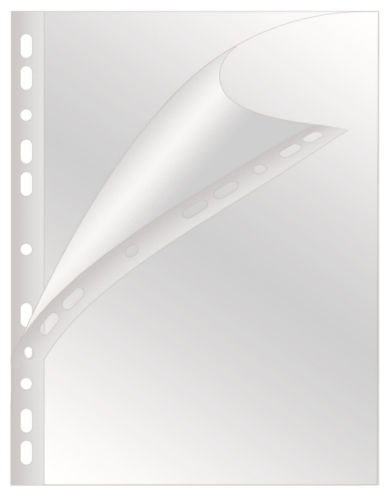 Zakládací obaly L Q-Connect - A4, 100 mic, matné, silné, 100 ks