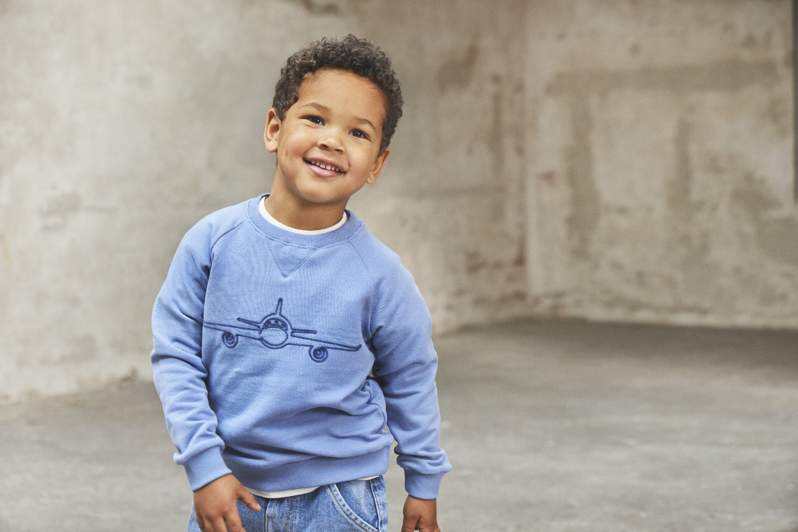 En Fant dětská mikina, modrá Velikost: 98