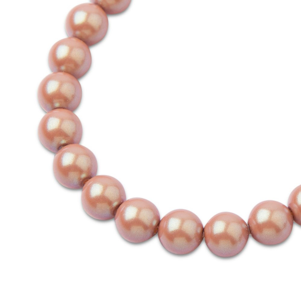 Preciosa kulatá perla MAXIMA 10mm Pearlescent Pink - 12 ks