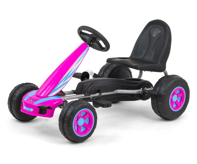 Šlapací motokára Viper růžová