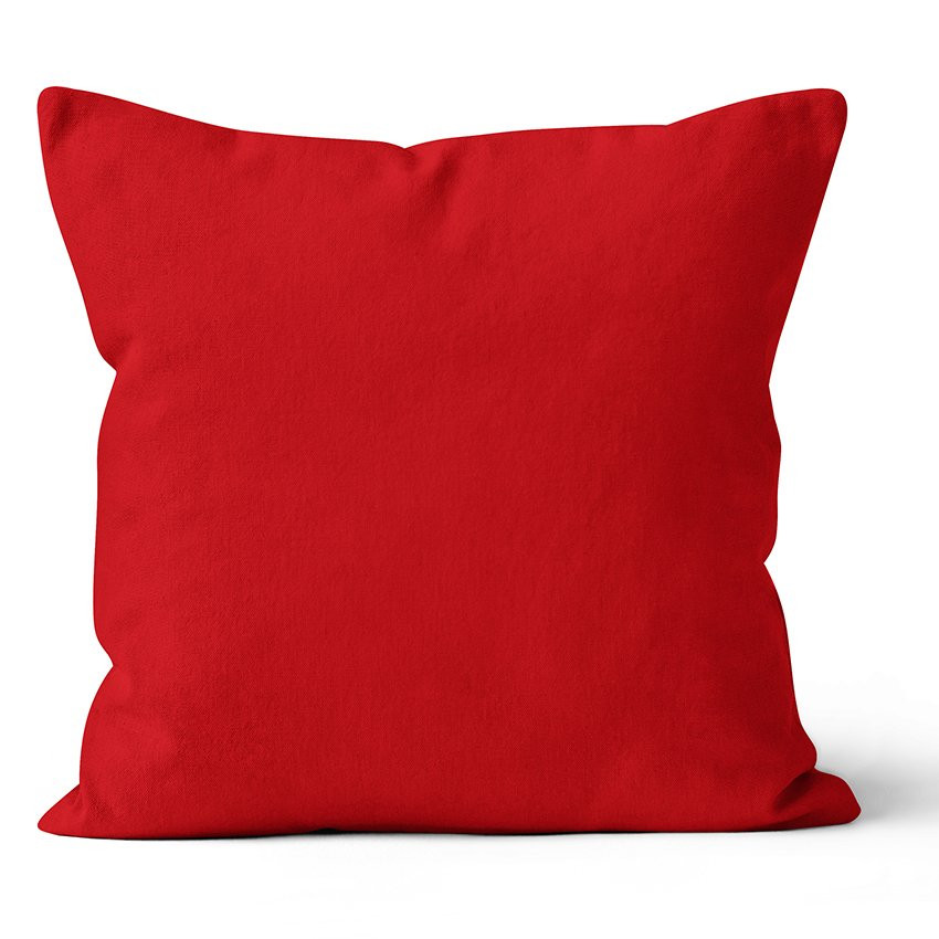 Mikroplyšový povlak na polštář 40x40 cm Červený