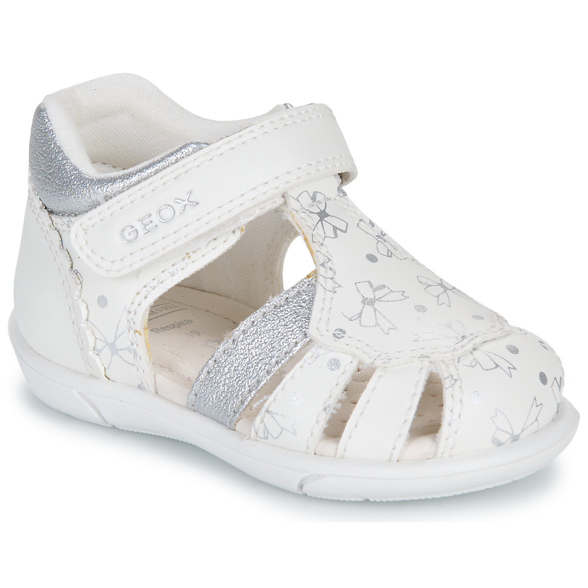 Geox  B SANDAL ZAPITO GIRL  Bílá